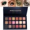 Beauty Glazed 18 couleurs rose doré palette de fard à paupières texturé mat + miroitant couleurs naturelles pigments élevés i