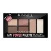 Rimmel Ombre à Paupières Mini Power Palette Format 4en1 Ultra Pigmentée 001 Fearless 7 g 6,8 g