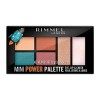 Rimmel Ombre à Paupières Mini Power Palette Format 4en1 Ultra Pigmentée 001 Fearless 7 g 6,8 g