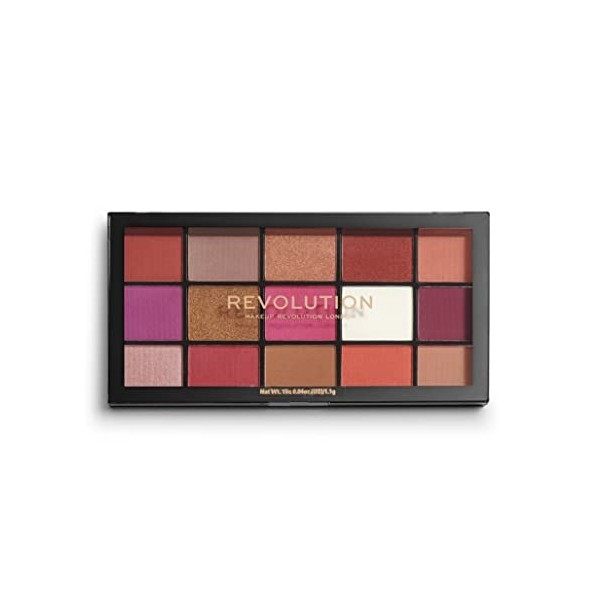 Makeup Revolution, Palette dombres à paupières Reloaded, Iconic Fever, 15 nuances, 16,5 g