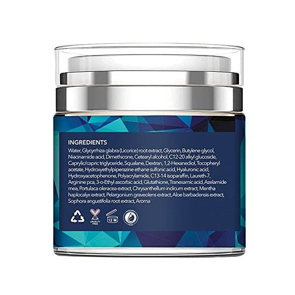 Ashania Éliminateur de taches sombres pour le visage, traitement dhyperpigmentation, crème pour les taches sombres, traiteme ...