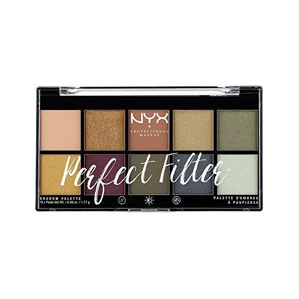 NYX Professional Makeup Palette de Fards à Paupières - Perfect Filter - Olive You