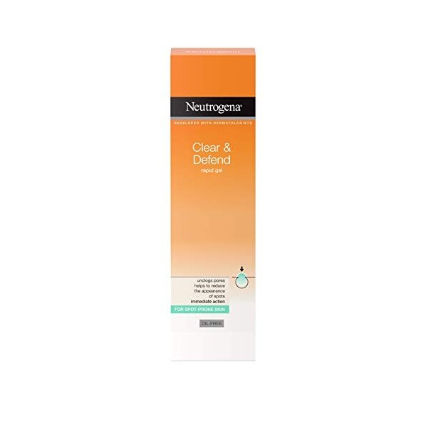 Neutrogena - Clear & Defend Rapid Gel - Gel transparent nettoyant pour la peau 15 ml Crème Jour et Nuit