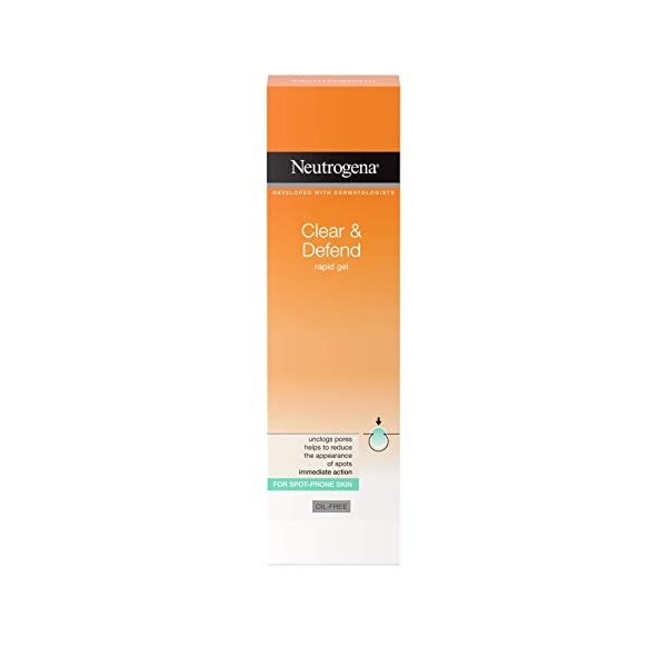 Neutrogena - Clear & Defend Rapid Gel - Gel transparent nettoyant pour la peau 15 ml