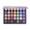 Beauty Glazed 35 Colors Palette de fards à paupières Highly Pigmented Matte and Shimmer Blendable Glamorous Waterproof Long-L