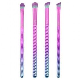 Royal & Langnickel MODA Full Size Prismatic Bold Eye 5pc Makeup Brush Set with Pouch, Includes, Eye Shader, Domed Shadow, ...