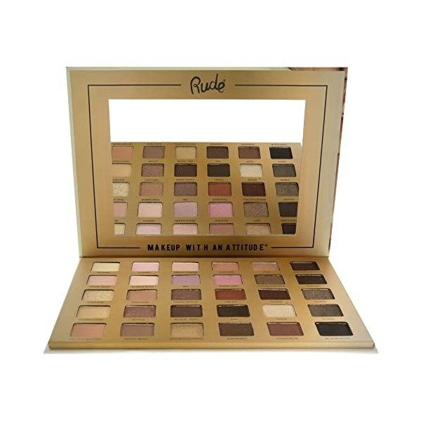 Rude Cosmetics Au Naturel 30 Eyeshadow Palette For Women 1.05 oz Eye Shadow