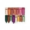 Milani Gilded Terra Eyeshadow Palette - Eye Shadow Palettes For Intense Color Pop, 15 Hyper-Pigmented Eye Shadows