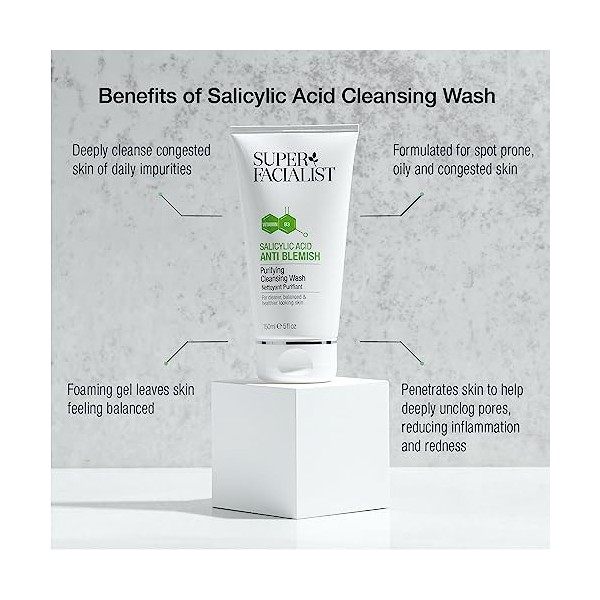 Super Facialist Gel Nettoyant Purifiant 150ml Crème Jour et Nuit