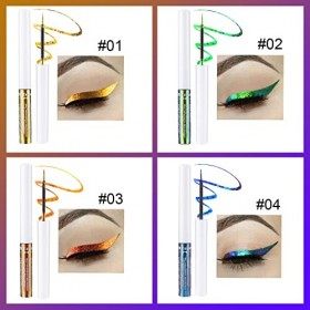 6 couleurs Caméléon Liquid Eyeshadow Metallic Glitter Shimmer Eye Shadow Set Longue Durée Imperméable Multichrome Ombres à Pa