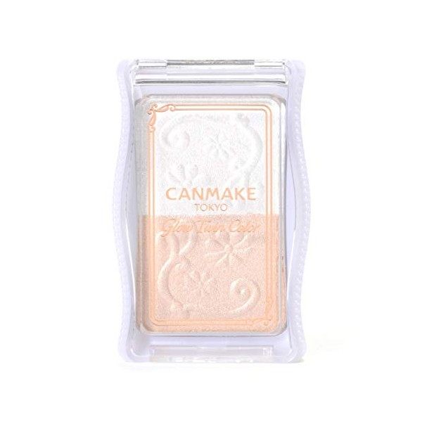 IDA Laboratories CANMAKE | Powder Eye Shadow | Glow Twin Color 01 White Beige japan import 