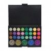 Fards à Paupières, 29 Couleurs Imperméable à leau Haute Kit de Maquillage Longue Durée Pour les Yeux, Bonbons étincelants Br