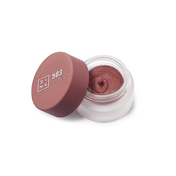 3INA MAKEUP - Vegan - The 24H Cream Eyeshadow 503 - Rose - 24H Longue Tenue & Waterproof Formule à Séchage Rapide - Texture c