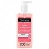 Neutrogena Gel Nettoyant Visage au Pamplemousse Rose, Anti-Imperfections, 1 Flacon Pompe de 200 ml