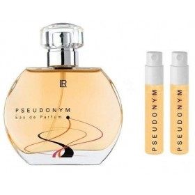 Eau de parfum LR Pseudonym de 50 ml et 2 vaporisateurs à transporter