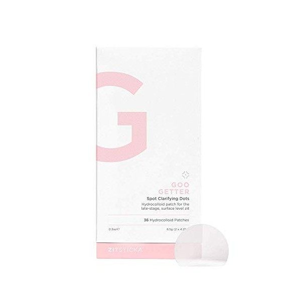 ZitSticka GOO GETTER | Patch hydrocolloïde pour couvrir les zits et les imperfections | Extractions à domicile sans cicatrice...