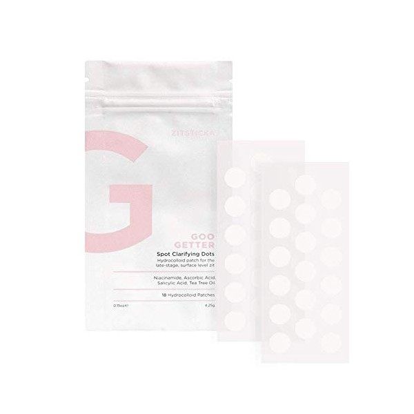 ZitSticka GOO GETTER | Patch hydrocolloïde pour couvrir les zits et les imperfections | Extractions à domicile sans cicatrice...