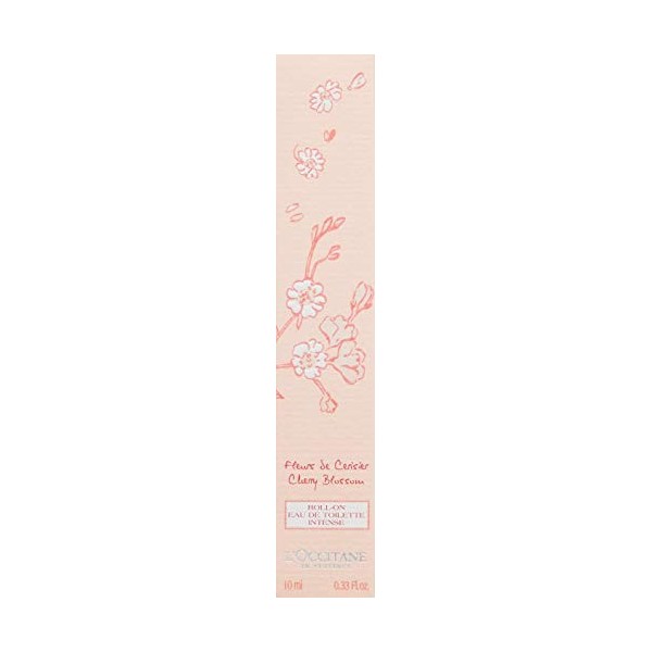 LOccitane Cherry Blossom Roll-On Eau de Toilette Intense pour Femme 10 ml