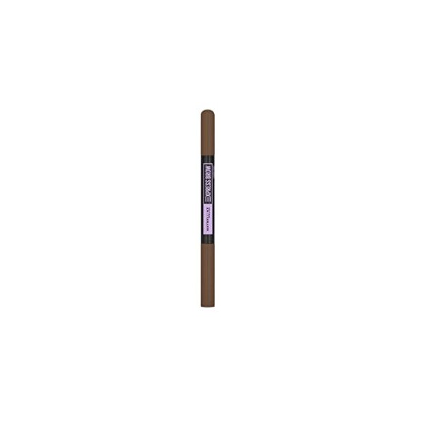 Maybelline New-York - Crayon à Sourcils - Express Brow Satin Duo Crayon et Poudre - Teinte : Medium Brown 02
