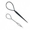 Épingle à Cheveux, 2 Pcs Outil de Queue de Tresse de Cheveux, Cheveux Styers Styling Coiffure Accessoires, Aiguille à Cheveux