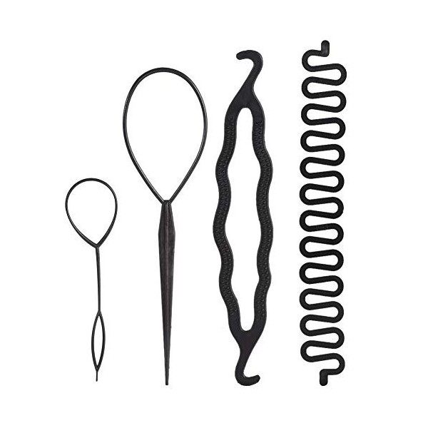 Outil de tressage de cheveux, 3Types Mode Conception de cheveux Outils de coiffure Accessoires de cheveux de bricolage Access