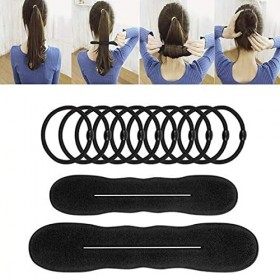 Accessoires de Coiffure,Set dOutils de Coiffure,Accessories Kit,Outils de Coiffure Kit de Coiffure pour Femmes et Filles Con