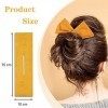 NITAIUN 7 pièces Fabricants de Chignon Habile Outil, Fabricants de Chignon Cheveux Torsadé Chignon Donut Clip Magique, Bandes