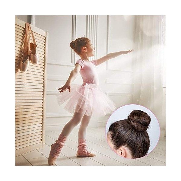 7 Pcs Donut Bun Accessoires de Coiffure Chignon Magique Beignet Cheveux Tailles Diverses Donuts à Chignon avec 4 Pcs Bande de