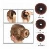 6 Pièces Donuts pour Chignon,Donut Chignon,Machine à Chignon,Style Bague Chignon,Donut Chignon Cheveux,Femmes Chignon Cheveux