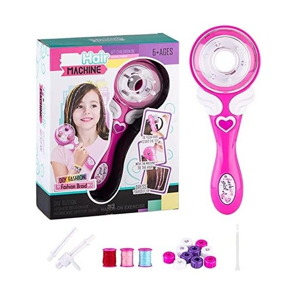 Hair Bedazzler Kit avec 180 pierres précieuses pour cheveux, machine à pierres brillantes, tampon à cheveux, pour filles et e