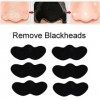Patch Point Noir,30 Pcs Patchs Anti-Points Noirs,Patch point Noir Nez,Nettoyage des pores au charbon actif,Patchs de nettoyag...