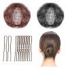 Filet Chignon Danse Classique Fille, 20 Pcs Filet Cheveux Chignon Invisible et 50 Pcs U Forme Pince pour Ballet Danseuse Infi