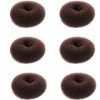 Sunnysam Extra Small Hair Bun Maker pour Les Enfants, 6 PCS Chignon Hair Donut Sock Bun Form for Girls, Mini Hair Donut Shape