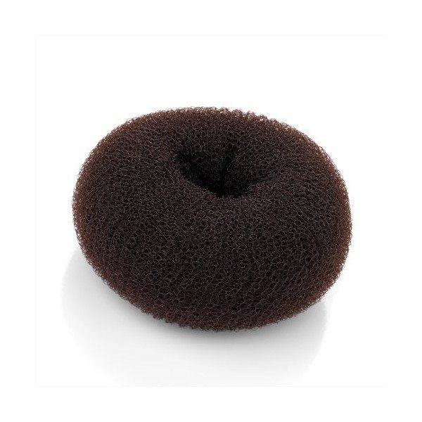 Large Brown Hair Bun Shaper Former Donut Ring Styler by Pritties Accessories