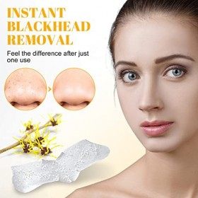 Lot de 80 bandes pour enlever les points noirs, pour enlever les points noirs, nettoyage en profondeur des pores du nez pour ...