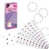 MiDoDo Hair Gems Machine Hair Bedazzler Kit avec 180 Pierres Précieuses pour Cheveux Estampe de Pierres Précieuses Outil de C