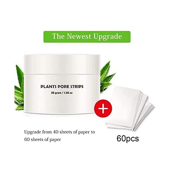 Nose Blackhead Remover Mask, Blackhead Remover Nez Bandes, Blackhead Élimination des bandes de pores Pour Tout Peau Les Types...