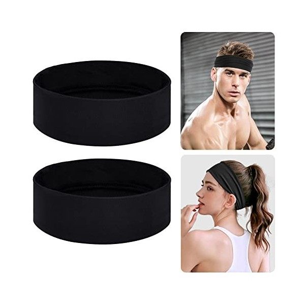 URAQT Headbands Élastique, Lot de 6 Bandeau Cheveux Femme, Bandeaux de Yoga, Bandeaux de Course Accessoires de Cheveux Dentr