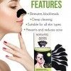 Patchs Anti-Points Noirs, NOELARY,Lot de 40 Patchs Nez Ultra Purifiant,Patch Point Noir au Charbon de Bambou,Élimination Poin...