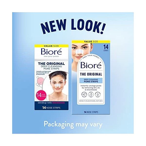 Biore - Pores Parfait Nettoyage En Profondeur Des Pores Bandes , 14 Bandes Nez