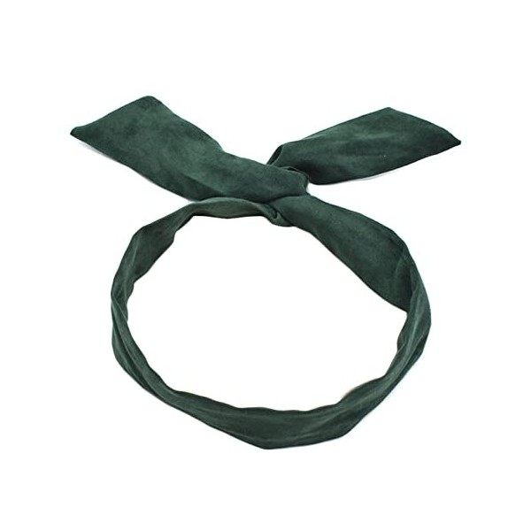 Anawakia Serre-tête vintage avec nœud pour cheveux, Bandeau Fil de Fer, Bandeaux Cheveux Femme Couleur Fil Flexible Headbands