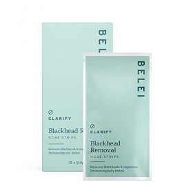 Belei - Patchs anti-points noirs nez, 15 unités Crème Jour et Nuit