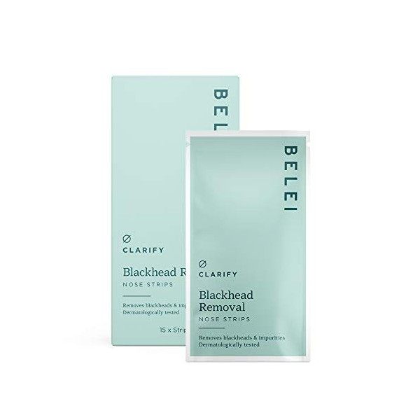 Belei - Patchs anti-points noirs nez, 15 unités Crème Jour et Nuit