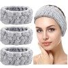 3 Bandeaux de Lavage de Visage pour Maquillage et de Yoga Sports Douche Bandeau Facial Spa Serre-tête Élastique pour Filles e