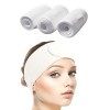 Queta 3PCS Bandeau Maquillage Cheveux Lavable Bandeau Serre-Tête Scratch Blanc Pour Spa Yoga Sport Se Maquiller Soins du Visa