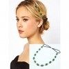 Yean - Chaîne de tête, accessoire pour cheveux style bohémien pour les femmes et les filles Vert 