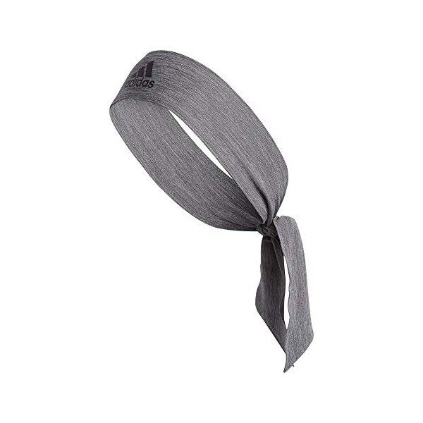 adidas Alphaskin Tie Headband, Hazy Rose/White, One Size