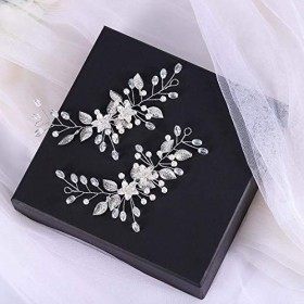 Edary Lot de 2 serre-têtes en forme de vigne avec fleurs et feuilles - Accessoires pour cheveux pour femme et fille