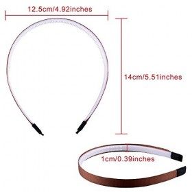 Duufin 30 Pièces Bandeau Cheveux Headband avec Dents pour Fille et Femme, 30 Couleurs