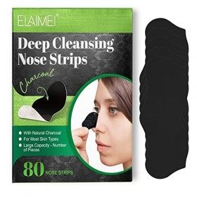 Patch Point Noir, Patch Point Noir Nez, Patchs de nettoyage en des pores du nez pour lélimination des points noirs, 80 Patch